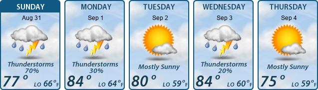 5-Day Forecast